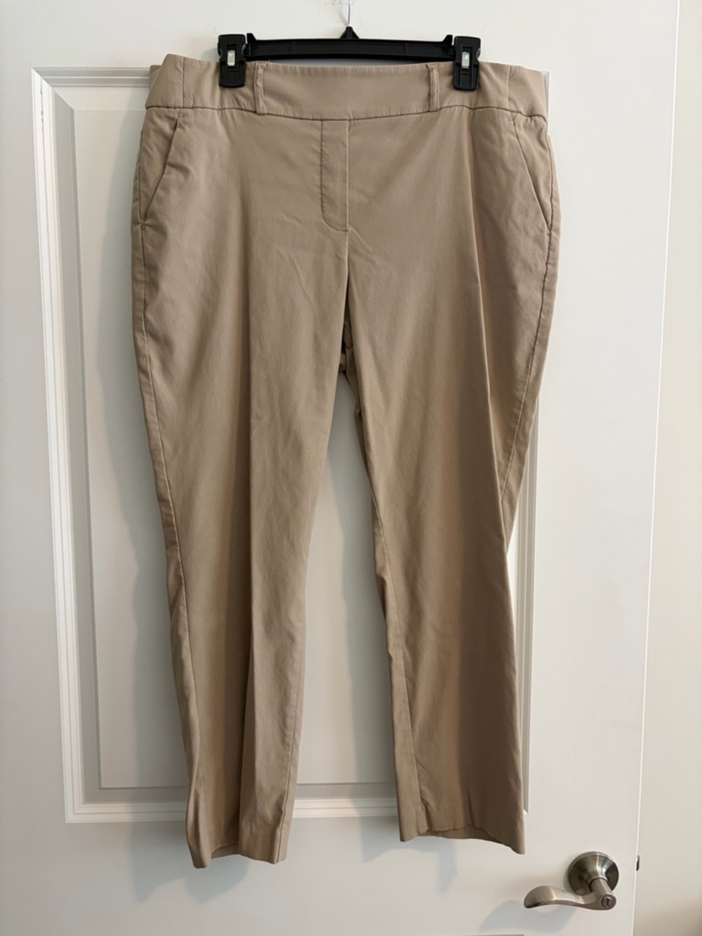 Women’s Simply Vera Vera Wang Modern Fit Polished Twill Ankle Pants